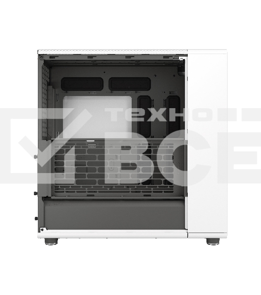 Компьютерный корпус без блока питания Fractal Design North XL, Full-Tower, 3x140мм, 2xUSB-A 3.2 + 1xUSB 3.2 Type-C E-ATX, ATX, mATX, mITX Wood panel, Chalk белый