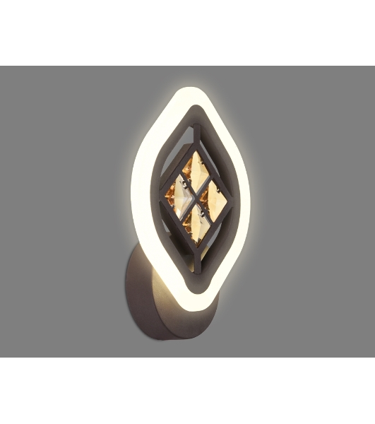 Светильник Ambrella light FA278 CF/TI кофе/янтарь 12W 240*170*60