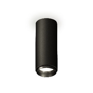 Светильник Ambrella Light XS6343002 SBK/PBK черный песок/черный полированный MR16 GU5.3 (C6343, N6121)