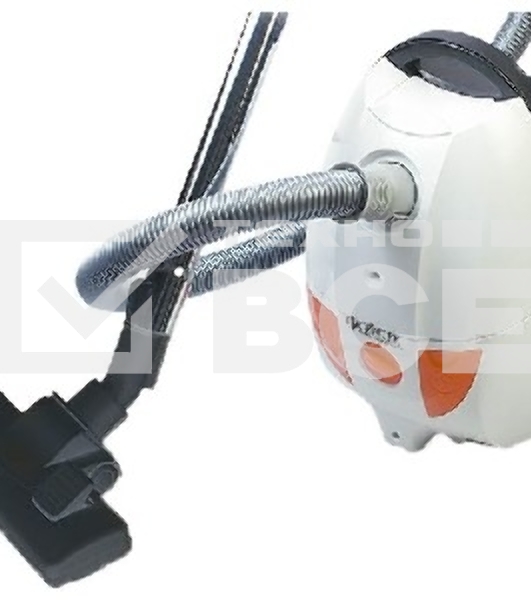 Пылесос Centek CT-2503 белый/оранжевый, 400/2000 Вт, уборка сухая, пылесборник мешок 2.5 л