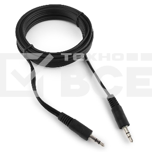 Кабель аудио Cablexpert CCA-404-3M, Jack3.5 - Jack3.5, 3м