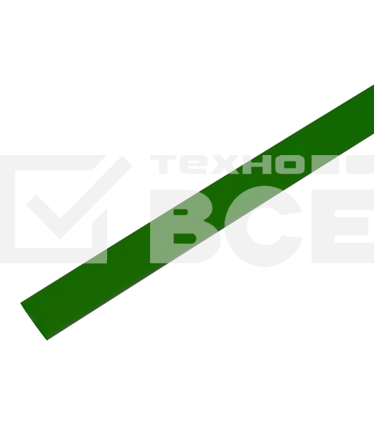 Термоусадочная трубка 60/30 мм, зеленая, упаковка 10 шт. по 1 м PROconnect