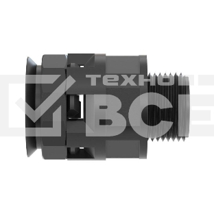 Переходник труба-коробка DN 17мм М20х1.5 полиамид черный IP66 DKC PAM17M20N