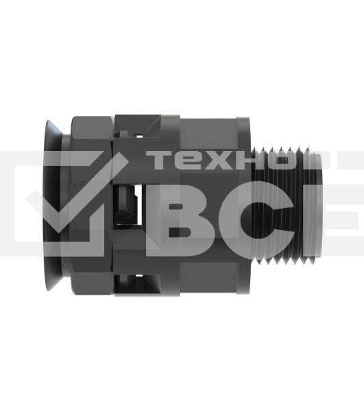 Переходник труба-коробка DN 17мм М20х1.5 полиамид черный IP66 DKC PAM17M20N