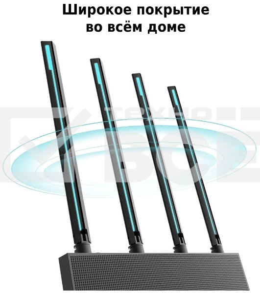Роутер беспроводной TP-Link Archer C80 AC1900 10/100/1000BASE-TX черный