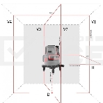 Уровень ADA PROLINER 4V дальность20(70)м точность0.2мм/м лазер2 кейс, фото13