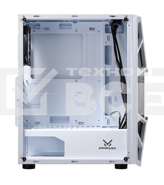 Компьютерный корпус AeroCool / Formula CL-3303W RGB белый без БП ATX 6x120mm 2xUSB2.0 1xUSB3.0 audio bott PSU