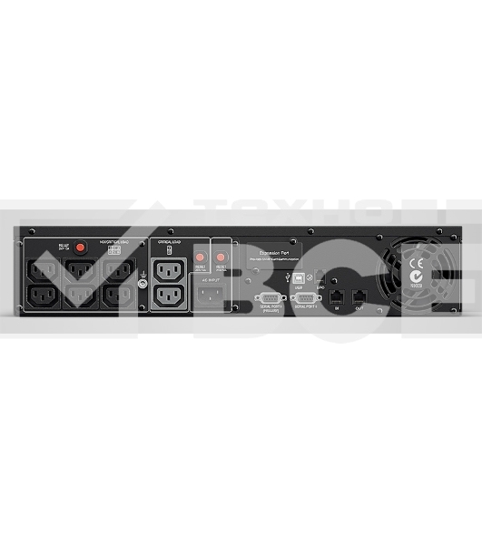 Источник бесперебойного питания CyberPowerLine-Interactive PR1000ELCDRT2UA 1000VA/900W USB/RS-232/Dry/EPO/SNMPslot/RJ11/45 (8 IEC С13)