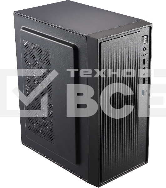 Компьютерный корпус Accord ACC-261B черный без БП mATX 1x80mm 1x92mm 2x120mm 2xUSB2.0 1xUSB3.0 audio