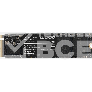 Накопитель SSD Digma Mega M2 DGSM3001TM23T, 1Tb, PCIe 3.0 x4, M.2 2280, NVMe, R/W 3300/3100