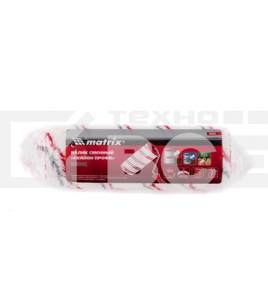 Валик сменный НЕЙЛОН, 180 мм, ворс 12 мм, D 48 мм, D ручки 8 мм Matrix