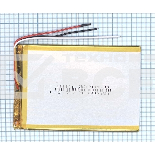 Аккумулятор Li-Pol (батарея) 3*70*100мм 3pin 3.7V/3000mAh