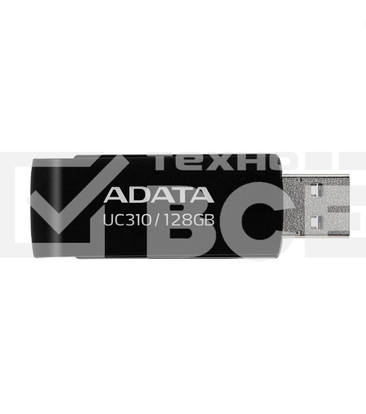 Флеш диск ADATA UC310-128G-RBK BLACK\GR 128GB