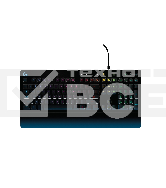 Клавиатура Logitech G213 Prodigy черный USB 2.0 Multimedia Gamer LED (подставка для запястий)