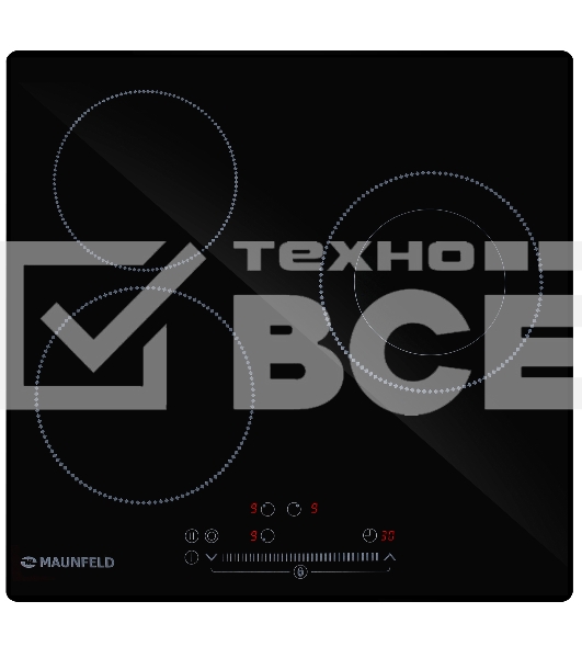 Электрическая варочная панель Maunfeld EVCE453SDPBK