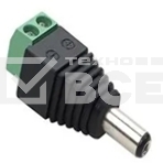 Сборный штекер питания DC 5,5 на 2,1, фото 1