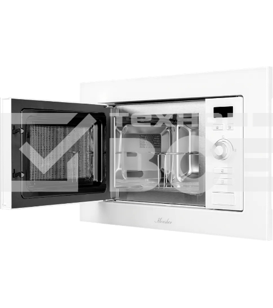 Встраиваемая микроволновая печь MMH 201 W 20 л, 800-1250 Вт, гриль, 8 программ, белый цвет