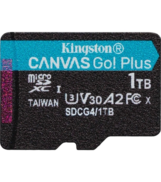 Флеш карта microSDXC 1Tb Kingston SDCG4/1TbSP Canvas Go! Plus w/o adapter