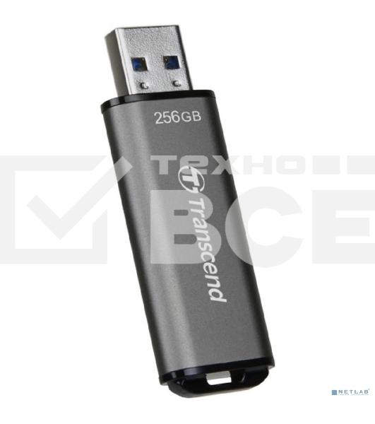 Флешка USB Transcend JetFlash 920 (TS256GJF920), 256Gb, USB 3.1, R/W 420/400, темно-серый