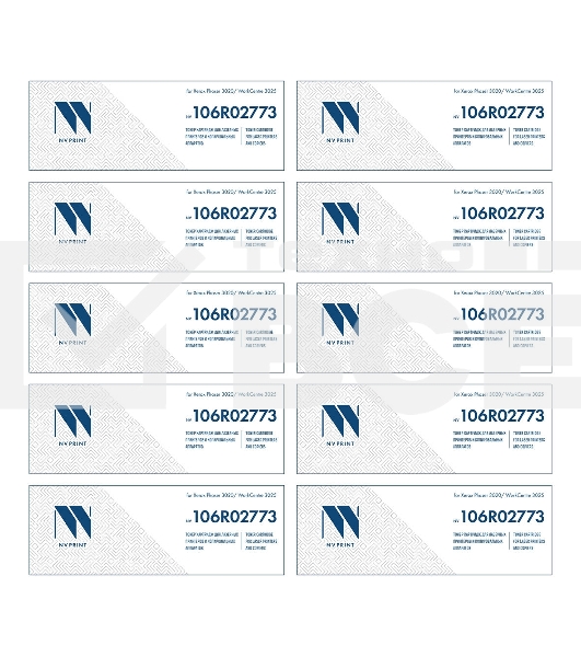 Картридж NVP совместимый NV-106R02773-SET10 для Xerox Phaser 3020/WorkCentre 3025 (1500k) (10 шт)