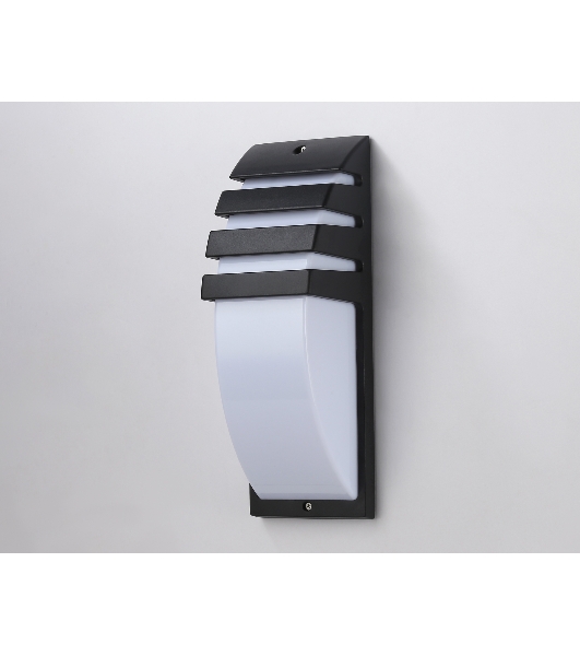 Уличный настенный архитектурный светильник ST5202 BK черный IP54 E27 max 40W 331*112*35