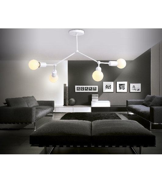 Светильник Ambrella light TR8031/4 WH белый E27*4 max 40W D670*440