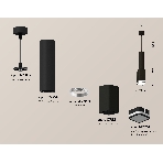 Светильник Ambrella Light XP7821002 SBK/FR черный песок/белый матовый MR16 GU5.3 (A2302, C6356, A2010, C7821, N7751), фото 1