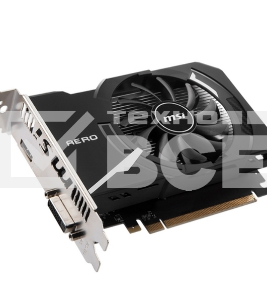 Видеокарта MSI PCIE16 GT1030 2GB GDDR4 GT 1030 AERO ITX 2GD4 OC