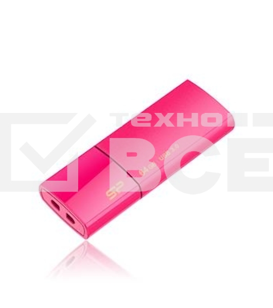 Флеш диск 64Gb Silicon Power Blaze B05, USB 3.0, Розовый
