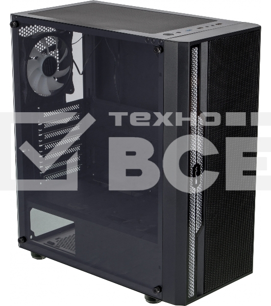 Корпус AeroCool / Formula V-LINE 2052 черный без БП ATX 2xUSB2.0 1xUSB3.0 audio bott PSU