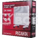 Конвектор Ресанта ОК-1000Е белый, 1000 Вт, 10 м2, термостат, дисплей, фото3