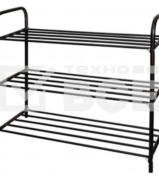 Этажерка NIKA Конфорт3 590x330x790 ЭТК3/Ч черный