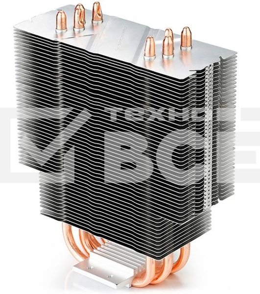 Кулер Deepcool GAMMAXX 400 BLUE BASIC серебристый 120мм алюминий+медь 1500rpm 30db 4-pin 130W 154мм