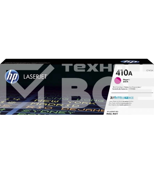 Картридж лазерный Hewlett-Packard HP 410A CF413A пурпурный для HP LJ Pro M452, M477 2300стр.