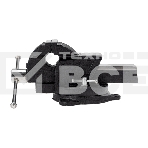 Тиски слесарные Kranz 100 мм, поворотные, с наковальней, фото2