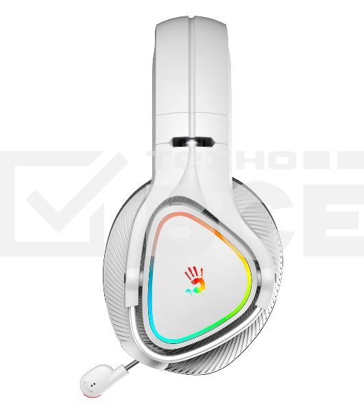Наушники с микрофоном A4Tech Bloody MR710 серый BT оголовье (MR710 GREY)