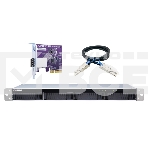 Полка расширения сетевого хранилища без дисков SMB QNAP TL-R400S SATA 6GB/s JBOD storage enclosure, 4-tray 3,5