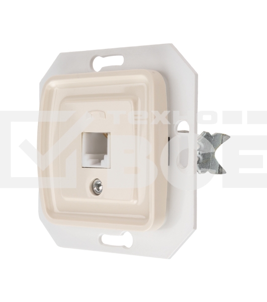 Розетка Телефон DEA RJ11 с/у мех. Беж KRANZ
