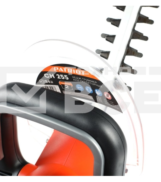 Хедж-триммер аккумуляторный PATRIOT СН 255 21В UES, max 14мм, ширина лезвий 510мм (без аккумулятора и зарядного устройства)