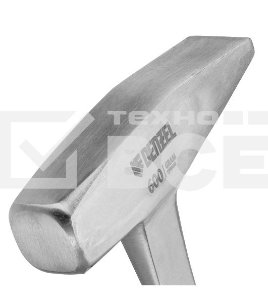 Молоток слесарный Denzel 600 г цельнометаллический, двухкомпонентная рукоятка