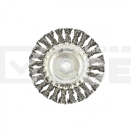 Щетка Matrix для УШМ 125 мм, М14, плоская, крученая проволока 0,35 мм, фото5