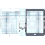 Сенсорное стекло (тачскрин) для iPad Air (A1474, A1475, A1476), белое OEM, фото3