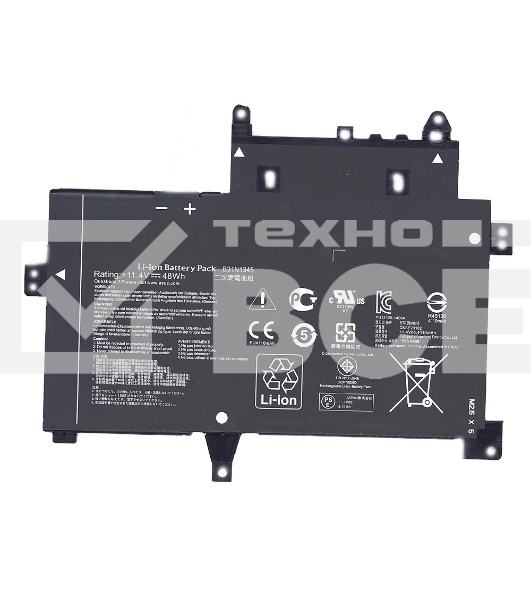 Аккумуляторная батарея для ноутбука Asus TP500LN11,4V 48Wh черный Orig