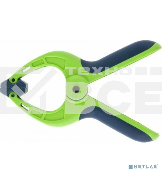 Струбцина Сибртех клещеобразная, пл, корп 2-х комп, рукоятки, усиленная пружина,2-3/4