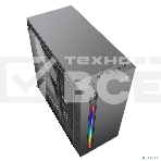 Компьютерный корпус MiniTower Ginzzu D370, RGb, Акриловое стекло, mATX, 2xUSB 2.0, черный, без БП, без вентиляторов, фото10