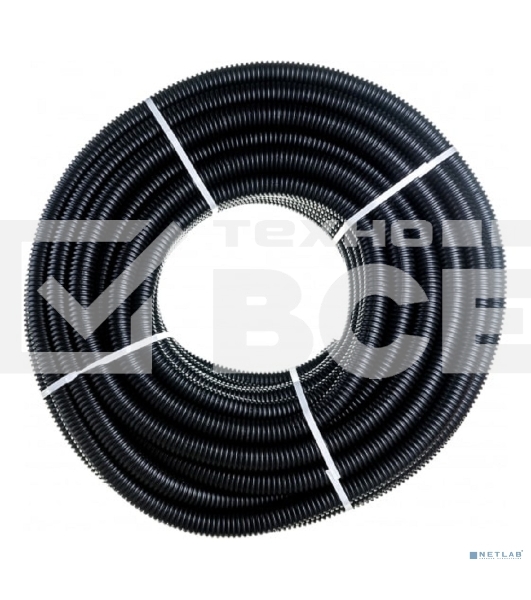 Труба гофрированная ПНД ЭРА черный d 32 мм с зонд. легкая 50 м (10)