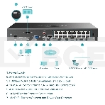 Видеорегистратор TP-Link VIGI NVR2016H-16P 16 Channel PoE+ Network Video Recorder, фото2
