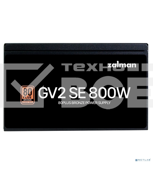 Блок питания Zalman ZM800-GV2SE, 800W, 120мм, черный