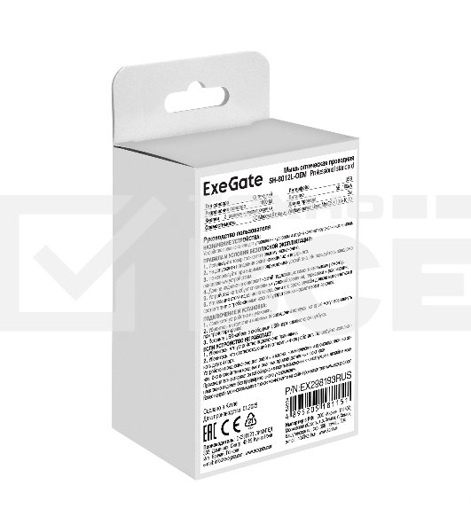 Мышь проводная ExeGate Professional Standard SH-8012L OEM черный, 1000 dpi, USB, кнопки - 3