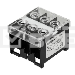 Блок зажимов клеммный Rexant БЗД 3х-полюсный 10,0 мм2 50A на DIN-рейку, фото 1